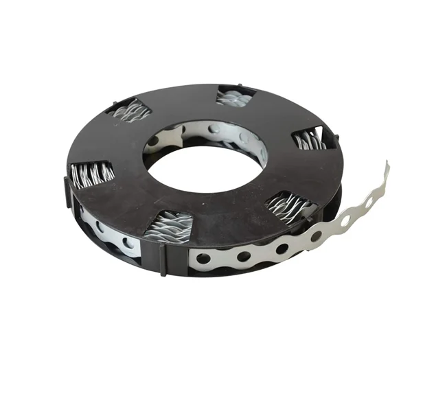 MasterACCT 30FT Perforated  Curve Edge Galvanized Strap Fixing Band Metal Tube Tension Clips Pipe Clamp Single Hole Hanging