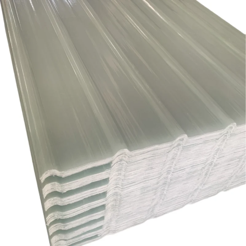 Heat Resistance High Quality Fiberglass Reinforced Polyester Clear High Impact FRP Sheet for Roofing