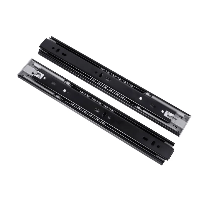 Hot Sale 35/45mm Blue Zinc Plated  Drawer Slide For Furniture Drawer Slide Rail