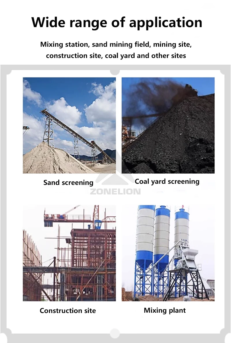 Hot Sale Vibrating Type WKD-50 Sand Screening Machine For Sale