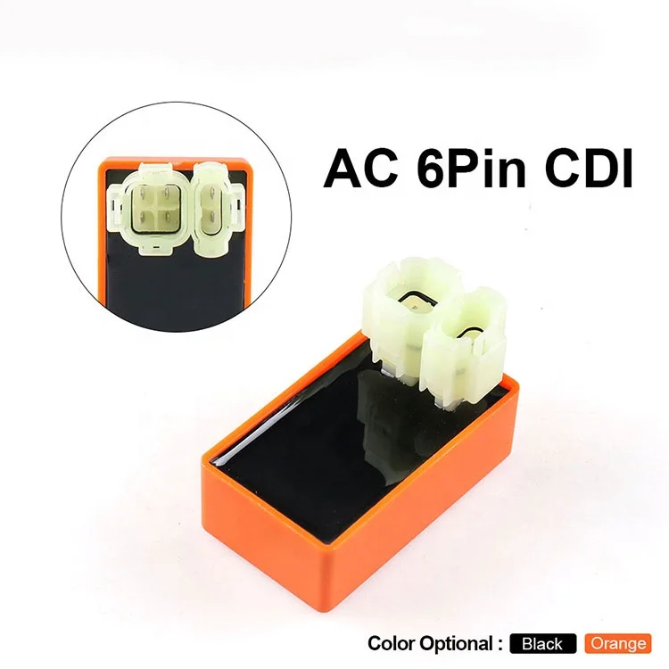  Мопед скутер 6 Pin DC Зажигание CDI Коробка для GY6 50 125 150 cc ATV Go Kart