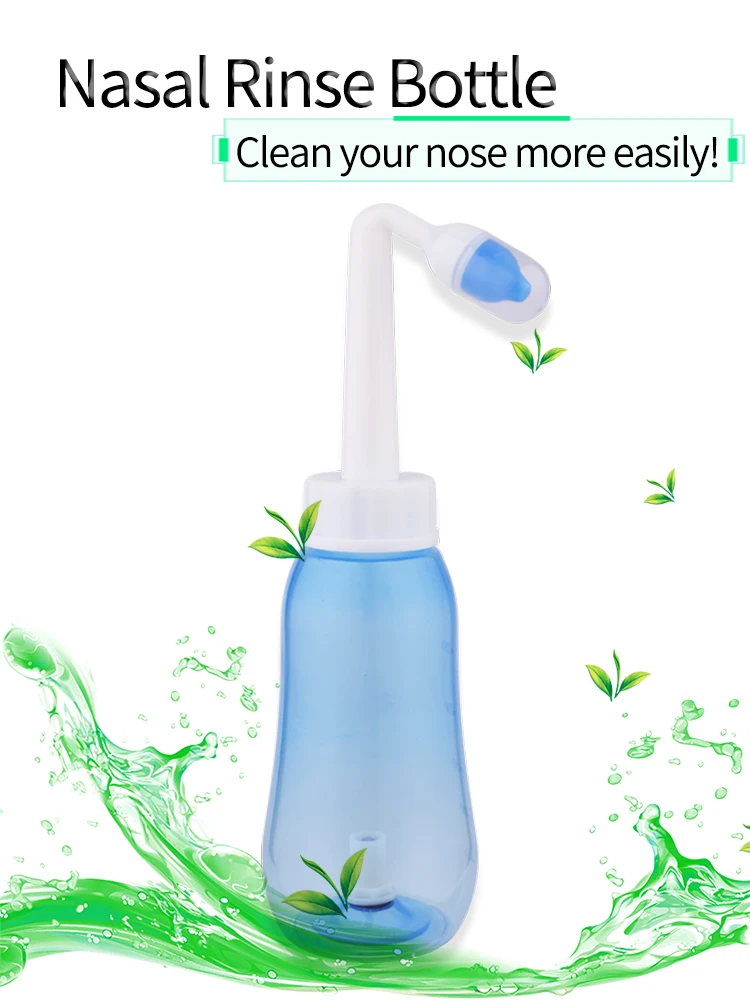 Adults Children 300ml Neti Pot Nose Wash Bottle Sinus Rinse Nasal from SZ Yeajibao