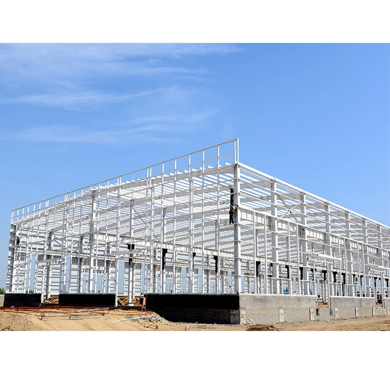 steel structure building prefabricated warehouse hangar with lower price