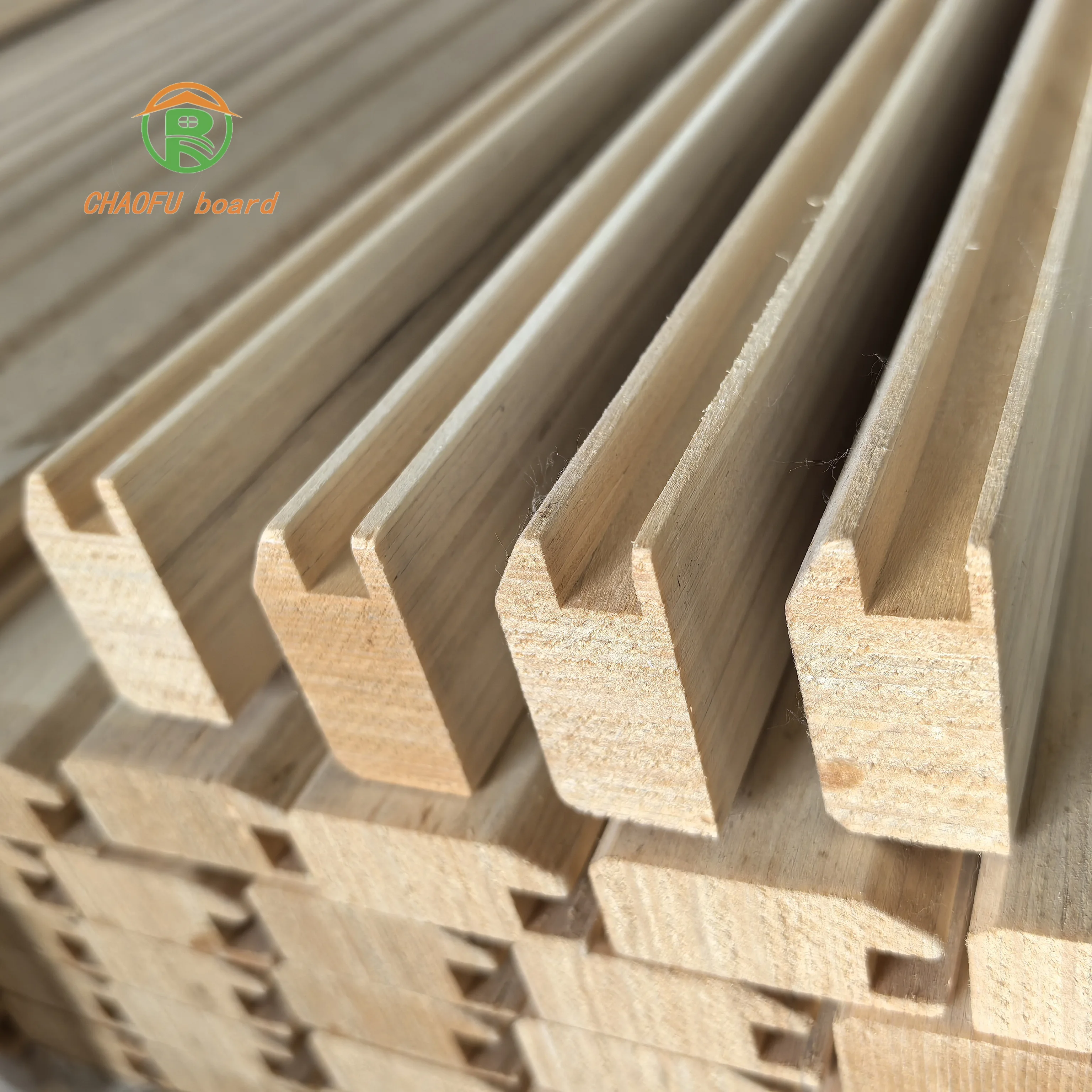 carved wood strips wood skirting line shape customization decoration wood strip chinese factory