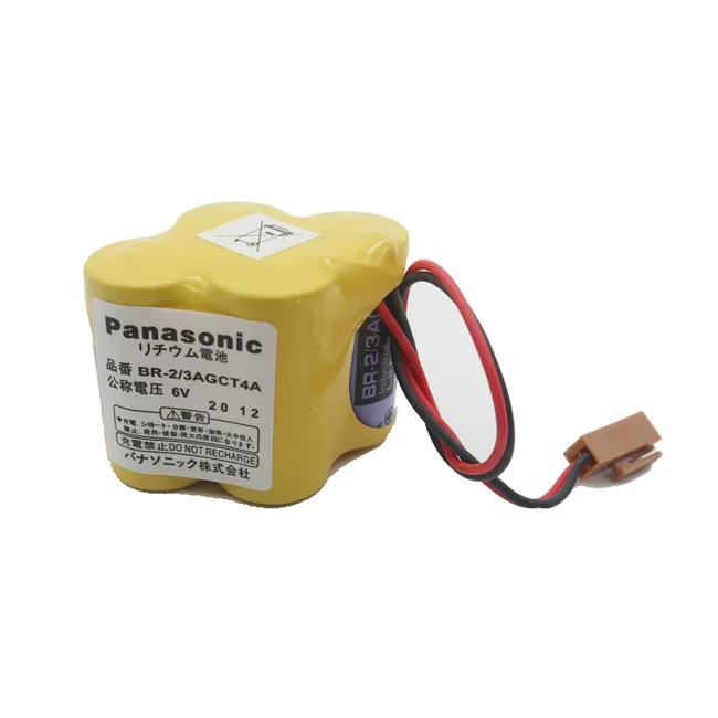 Poly-carbonmonofluride 6V Fanuc cnc battery BR-2/3AGCT4A for cnc milling machine