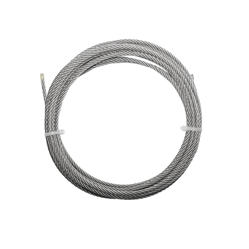 Hot Selling 304 3mm  high tension stainless steel wire rope for brake cable 7*7