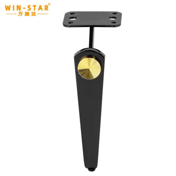 WINSTAR Furniture legs Metal Furniture Leg customized metal black pipe Sofa Legs