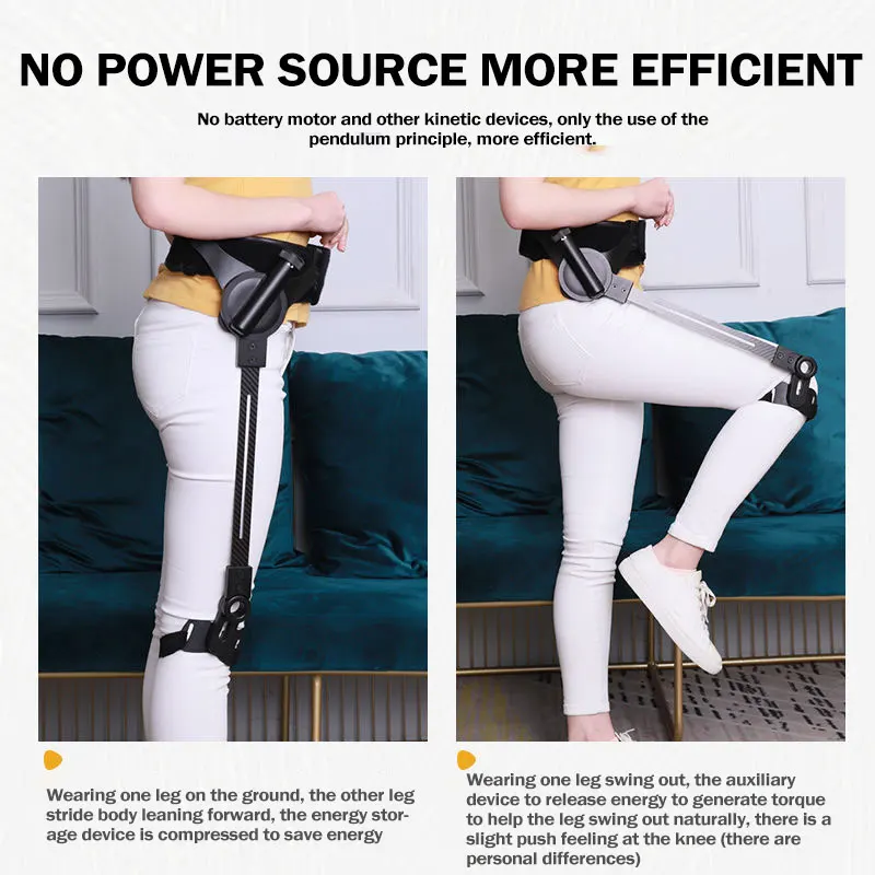 Elderly Stroke Hemiplegia Rehabilitation Walking Aid Leg Lift Walking Aid Leg Exoskeleton