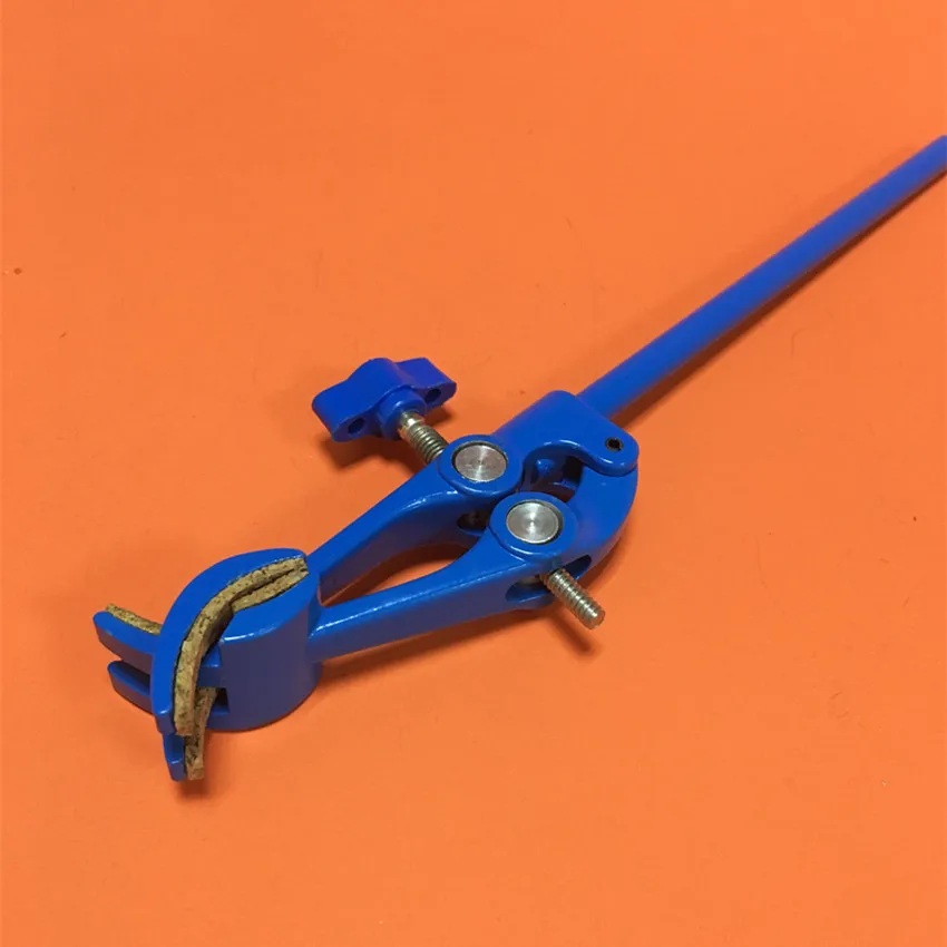 HAIJU LAB Blue Color Laboratory European Style Universal Angle Adjustable Four Finger Clamp