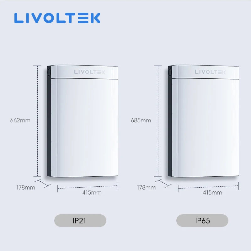 LIVOLTEK Flexible Capacity Solar Storage Battery 51.2V 5.3kWh Lifepo4 Lithium Battery With Built-In Smart BMS Protection