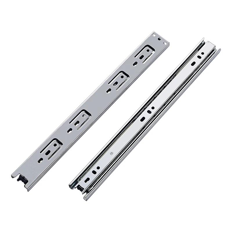 35mm dinning table sliding rails table extension slide for drawer black finished ball bearing drawer slide