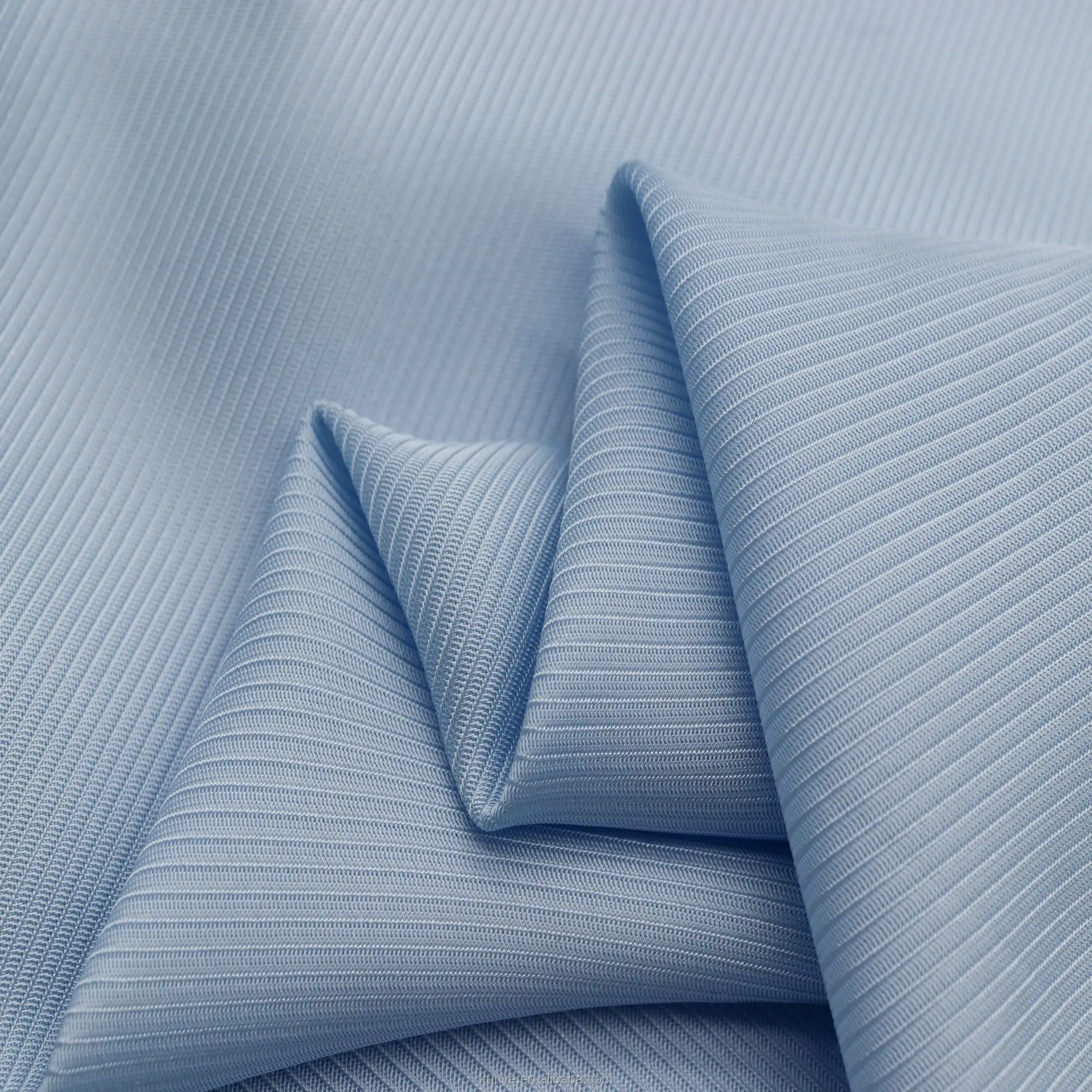 KUNYE silky twill stripe 100% NAIA cellulosic yarn acetate fabric for dress