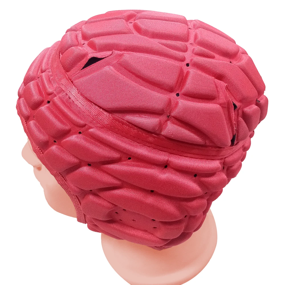 Custom Soft Helmet Rugby Headgear Scrum Cap Compressed EVA Padded Shell  Autism Multi-Sports Head Guard