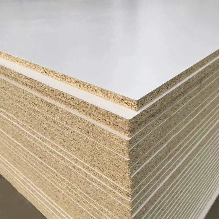 Competitive Price  16mm 18mm melamine laminated chipboard particle board
