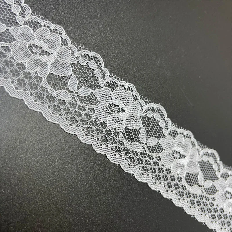 2022 popular High quality white non-stretch nylon clothing accessories lace trim