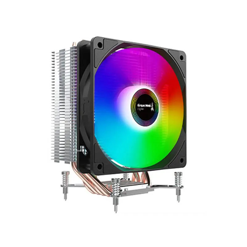 Greatwall Kirin 400 ARGB CPU Air Cooler 3PIN 5V Aluminum Radiator Fan Heatsink for PC & Gaming Computers Heatpipe Computer Case