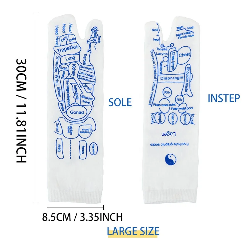 Feet Massage  Acupressure Reflexology Foot Massage Socks Massage Tools for Women and Men Tired Relieve