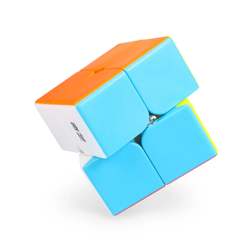 2x2x2 Magic Cube QiDi W S2 2x2 speed cube Magico Cubo твист пластиковые Развивающие игрушки для детей