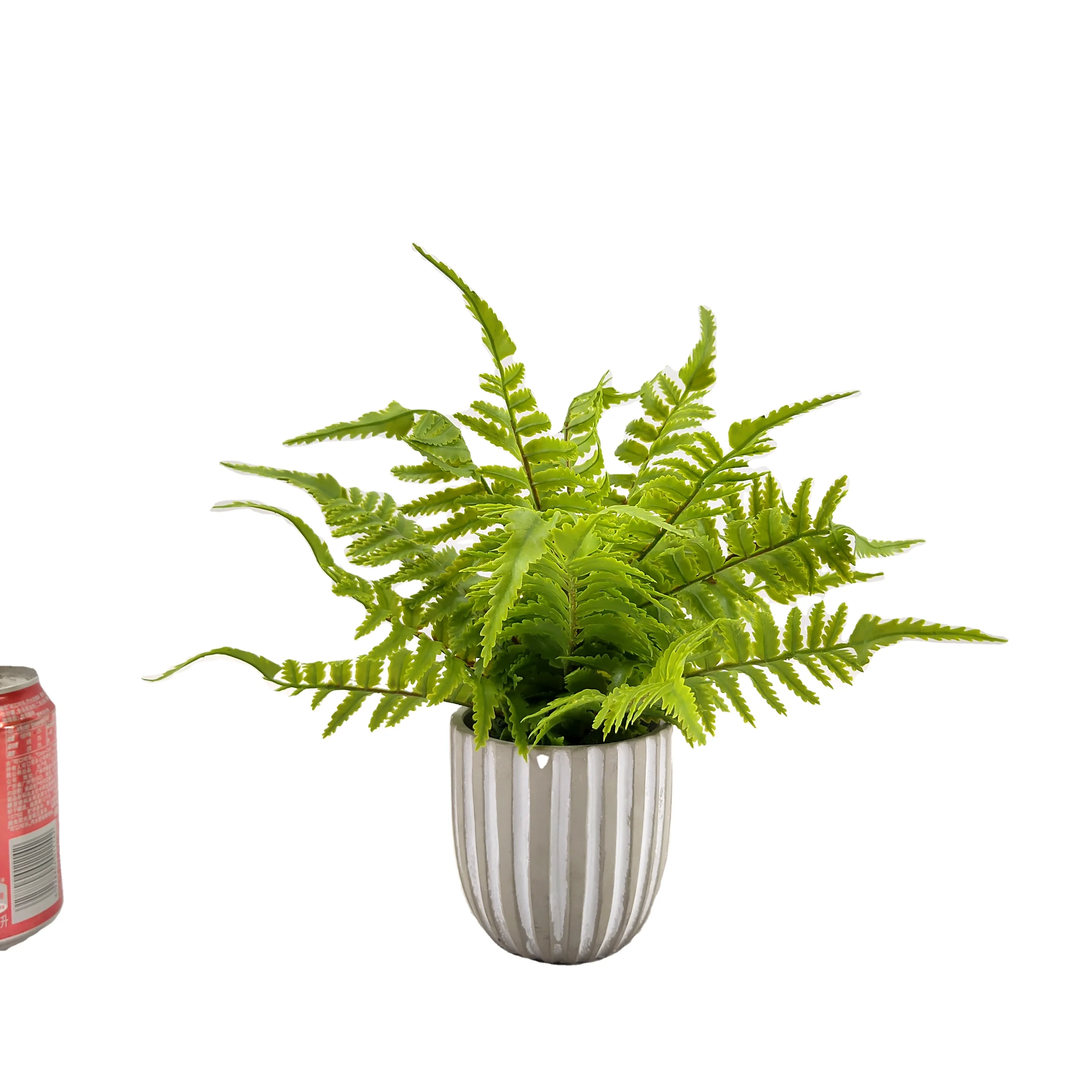 Artificial green plant simulated plant plastic artificial small potted plant green space decorative art decorative fern potted