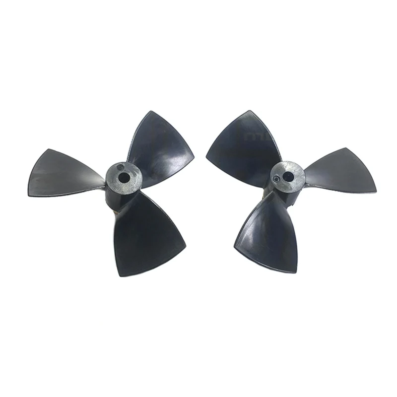 plastic propeller 3-blade 80mm CW CCW 5.0mm shaft size for RC boats thruster prop