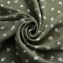 New design crepe 53% viscose 47% rayon printed floral  100% rayon poplin fabric for dress