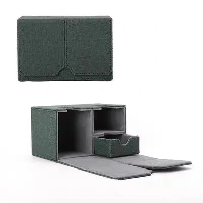 160+Premium Leather Mtg Deck Card Boxes - Water-Resistant, Durable, and Stylish Solution for Trading Cards and MTG Cards