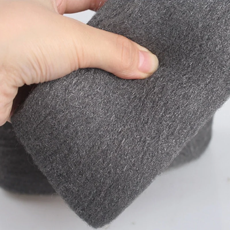 Wholesale china steel wool roll scrubber scourer bulk kitchen cleaning steel wool for dishes washing