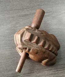 Home Office Decoration Wooden Thailand Traditional Craft Lucky Frog