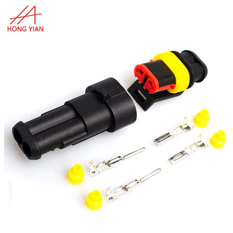 Automotive Fast Quick Splice M12 D-sub 2 Pin Led Connector 3pin IP67 PVC/PUR Waterproof Connector