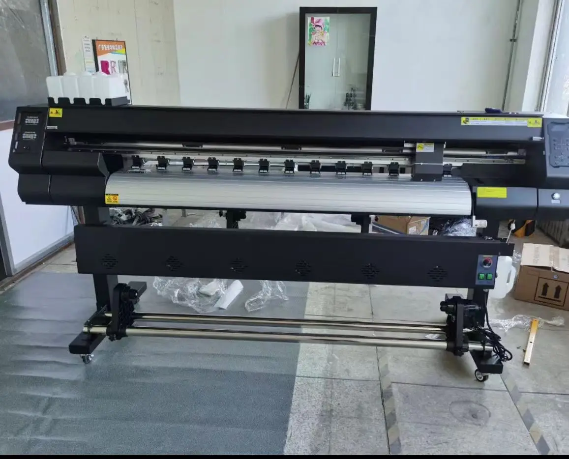 Flexographic Printer Banner Plotter Inkjet XP600/I3200 Eco Solvent Printhead Multicolor Canvas Printing Machine