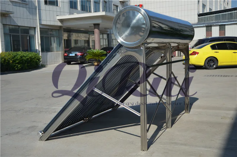 factory price 50L 100L 150L 200L 300L 500L High Efficiency Vacuum Tube Non-pressure Solar Water Heater for commercial