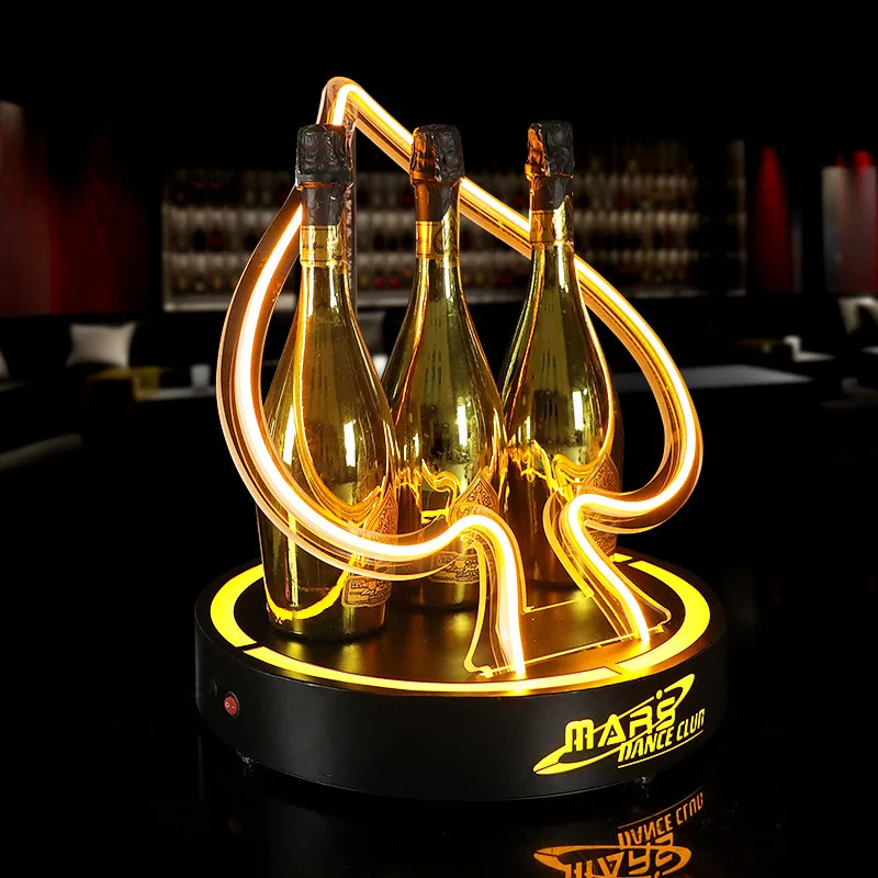 Champagne Bottle PresenterAce Of Spade Glorifier Neon SignChampagne Bottle Presenter Ace Of Spade Glorifier Neon Sign