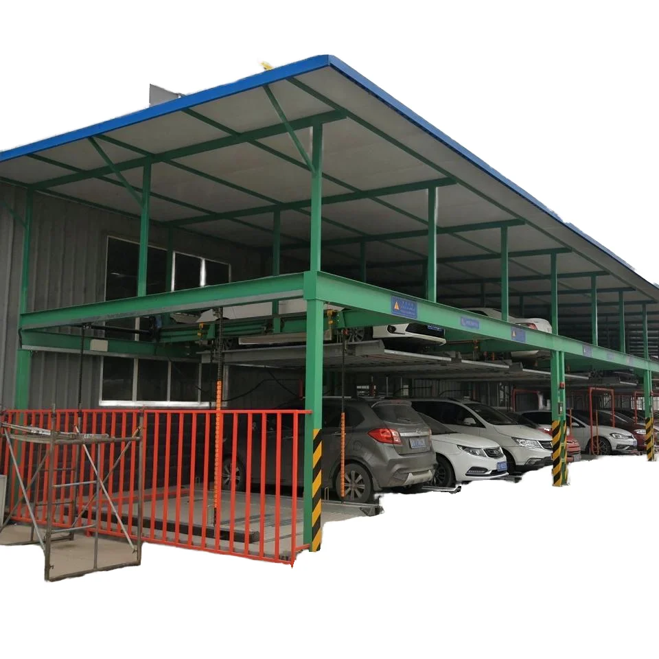 hydraulic vertical puzzle car parking system 4 post car lifting equipment