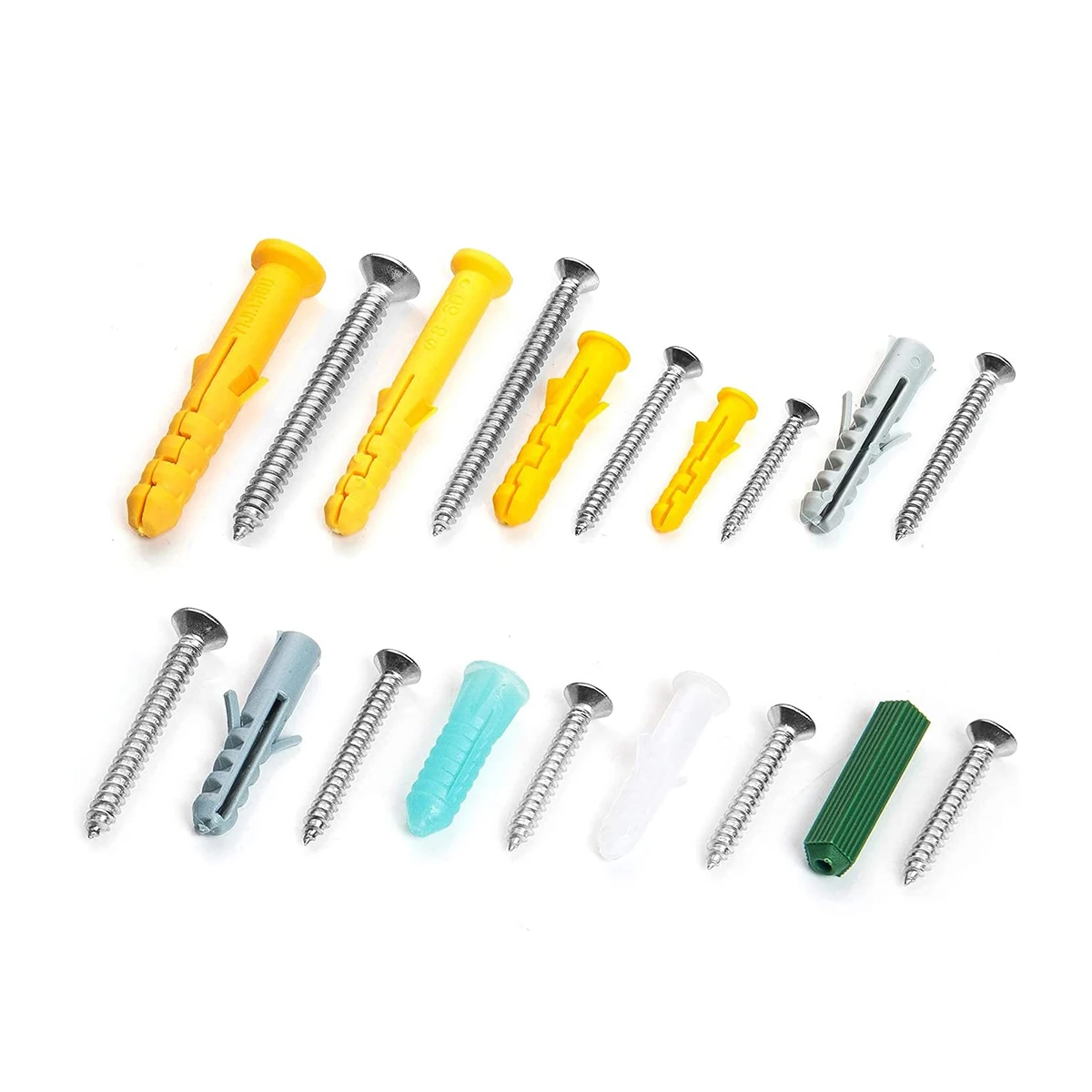 UNIVERSAL WALL RAWL PLUGS PLASTIC EXPANDABLE PLUGS 5 6 7 8 10 12mm MULTIPLE QTYS