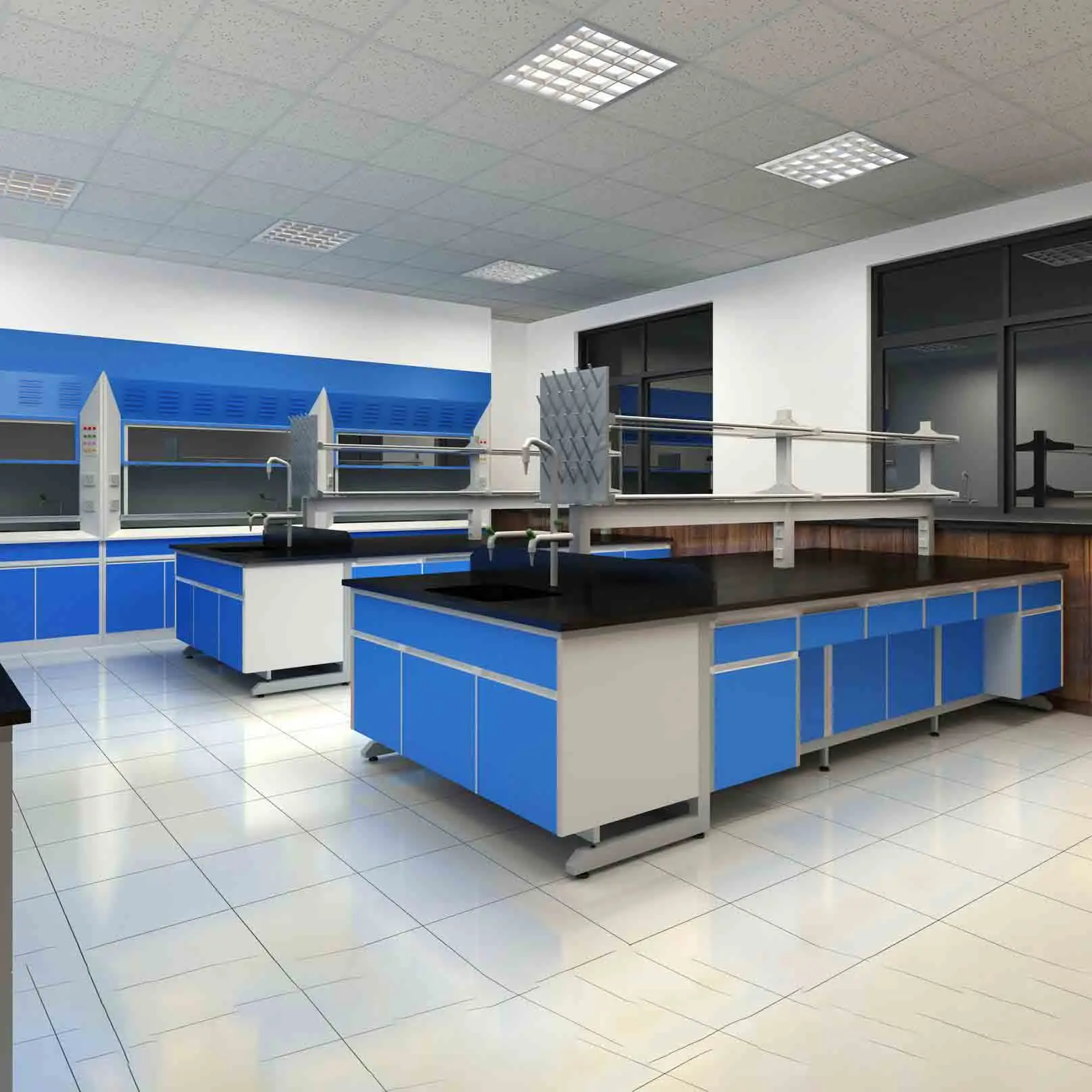 
clinical science laboratory workbench welding fume laminar flow hood extractor system equipment 