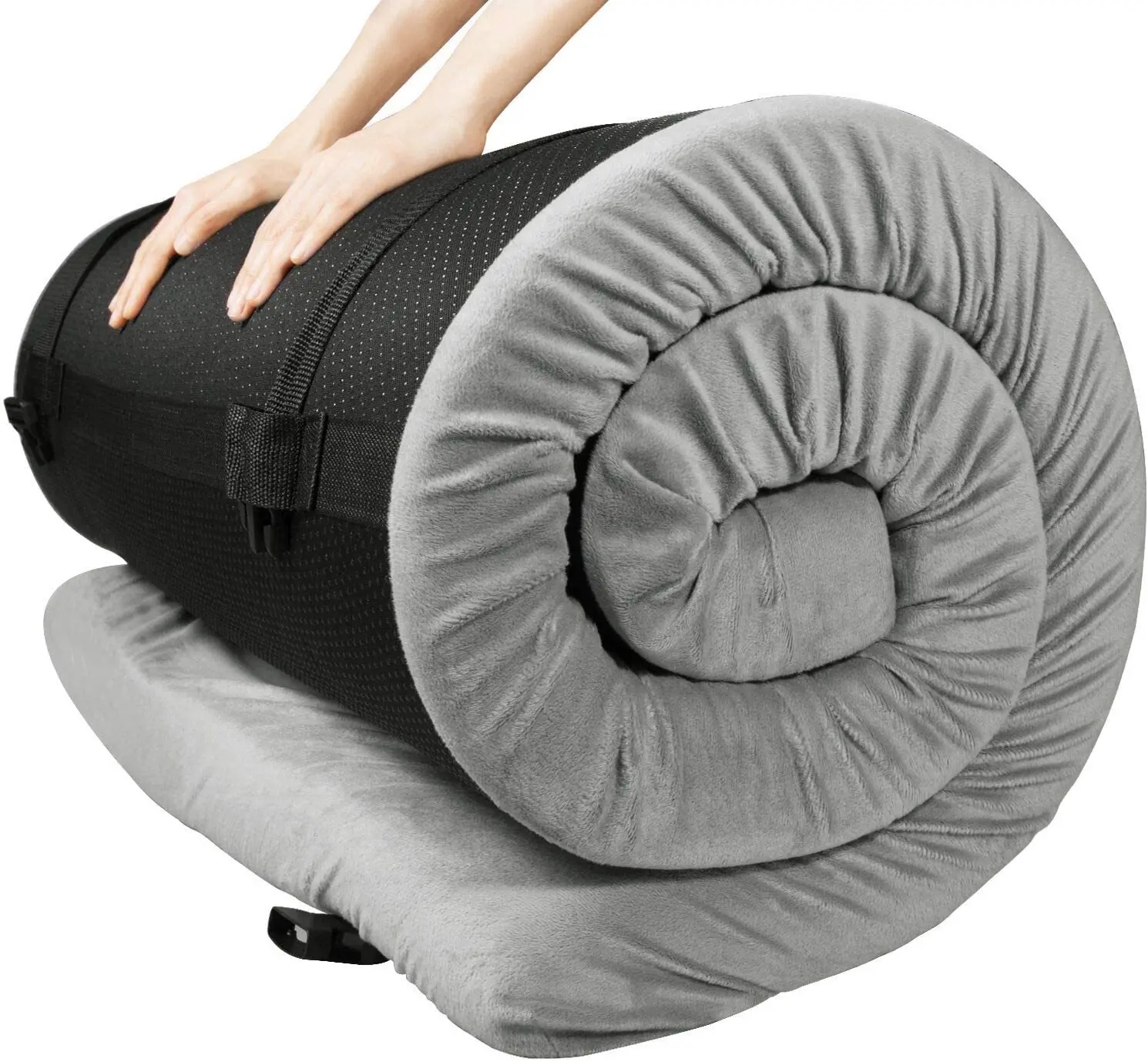 Factory Wholesale Roll Up Camping Mat Memory Foam Sleeping Pad Outdoor Tent Mattress