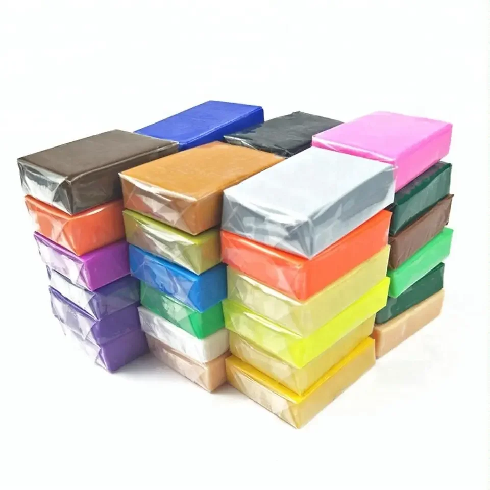 1000g custom logo Nontoxic Air dry super Ultra light weight soft modeling magic clay air dry foam clay plasticine for slime