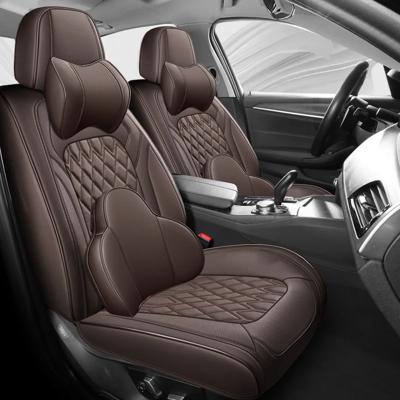 car interior accessories luxury wellfit leather universal car seat covers for mercedes benz bmw audi tesla toyota honda kia