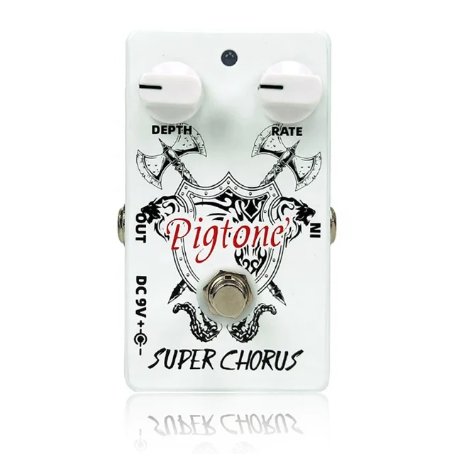 Pigtone PP-13 Супер Хор педаль акустическая OEM Электрический гитары для создания спецэффектов