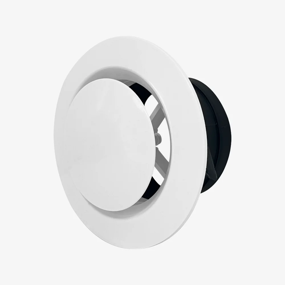 Indoor Ventilation Cover  System Round Controlled Wind ABS Plastic Diffuser Disc Adjustable Fresh Air Vent