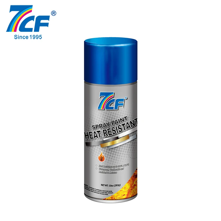 7CF Hot Selling Professional 600 Degree High Acrylic Paint Heat Resistant Spray Paint