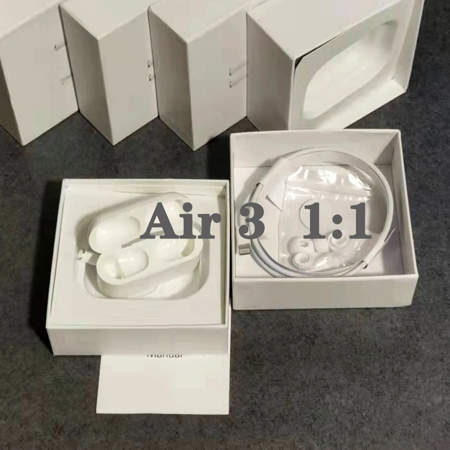 Free shipping Drop shipping For air/pods 2 3 Pro  1:1 headphone products Anti noise BT wireless earphone