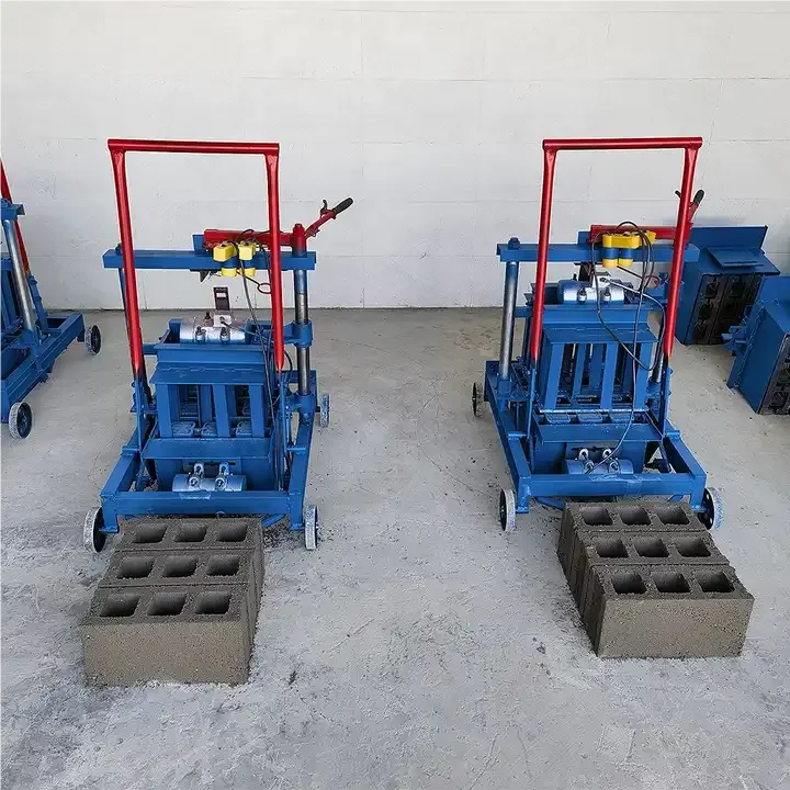 Low Cost Brick Making Machine QMR2-45 Small Brick Making Machine Paving Ground Brick Making Machine