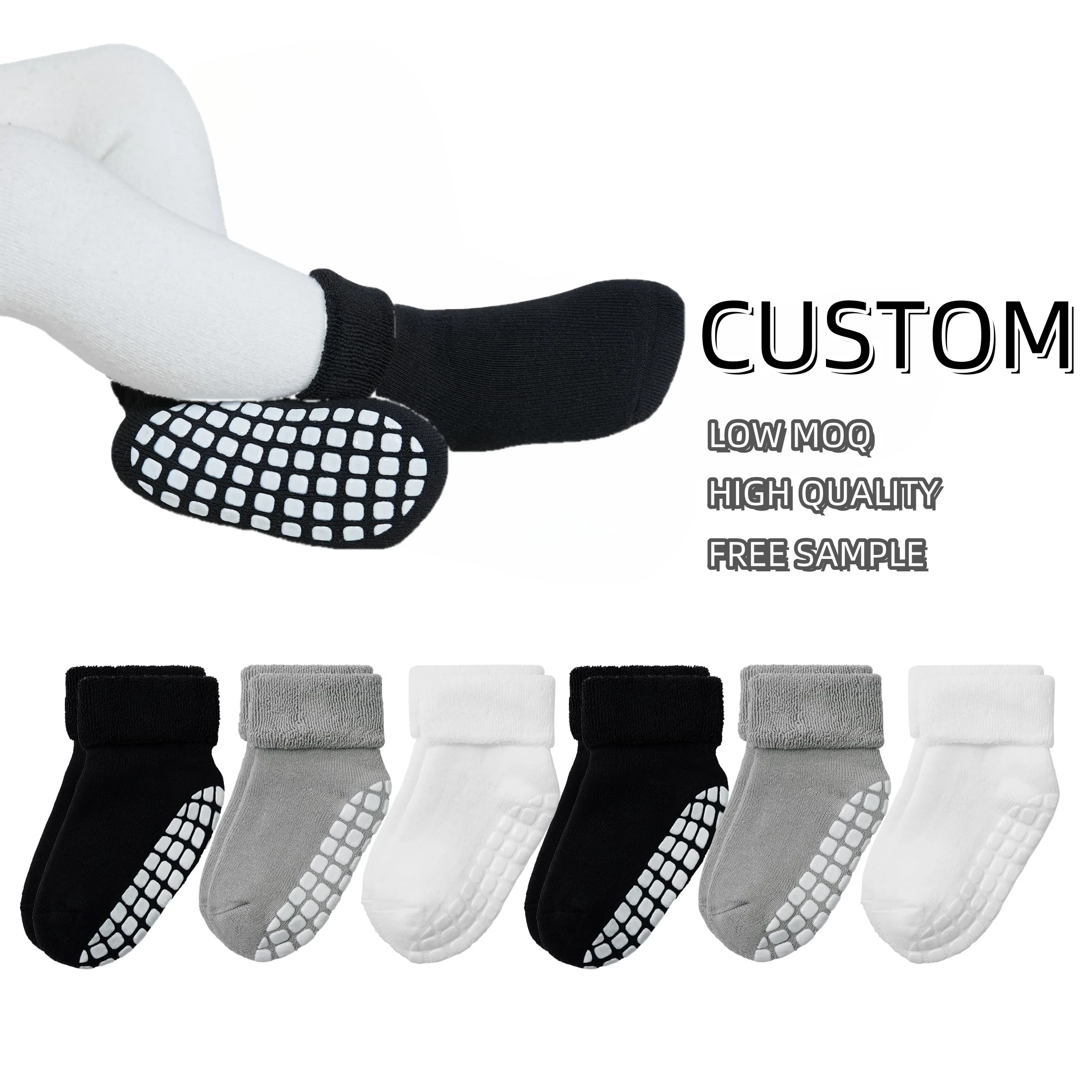 stockings for babies eco-friendly Baby Socks customize 100% cotton socks Kids  infants toddlers  Winter  socks