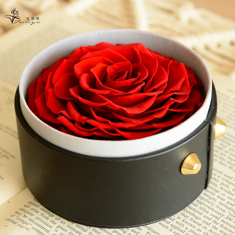 Every Love factory direct sales reasonable price eternal preserved rose in luxury gift box customization for valentine day