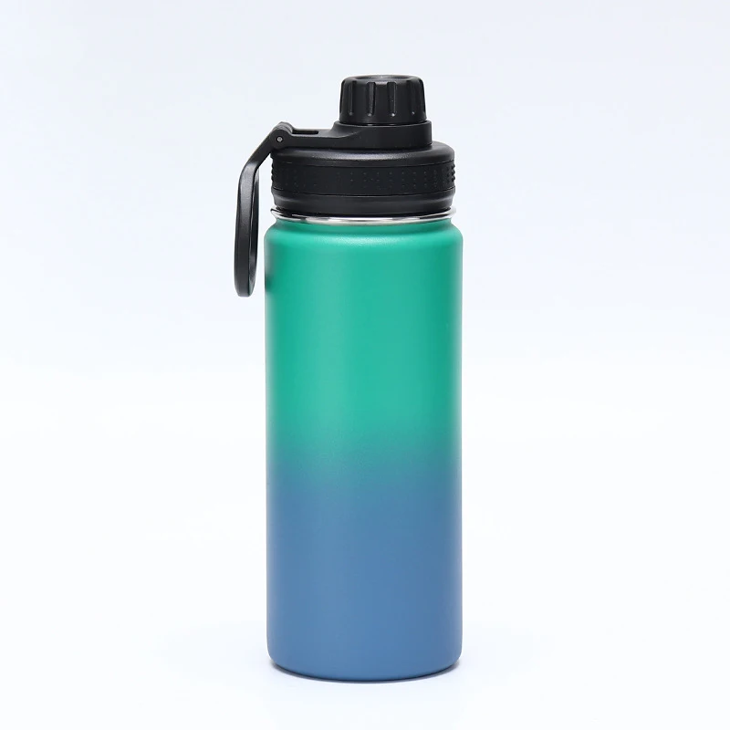 2023 New Design Wide Mouth Vacuum Water Bottle Flask Double Layer Water Bottle Stainless Steel Insulated Water Bottles
