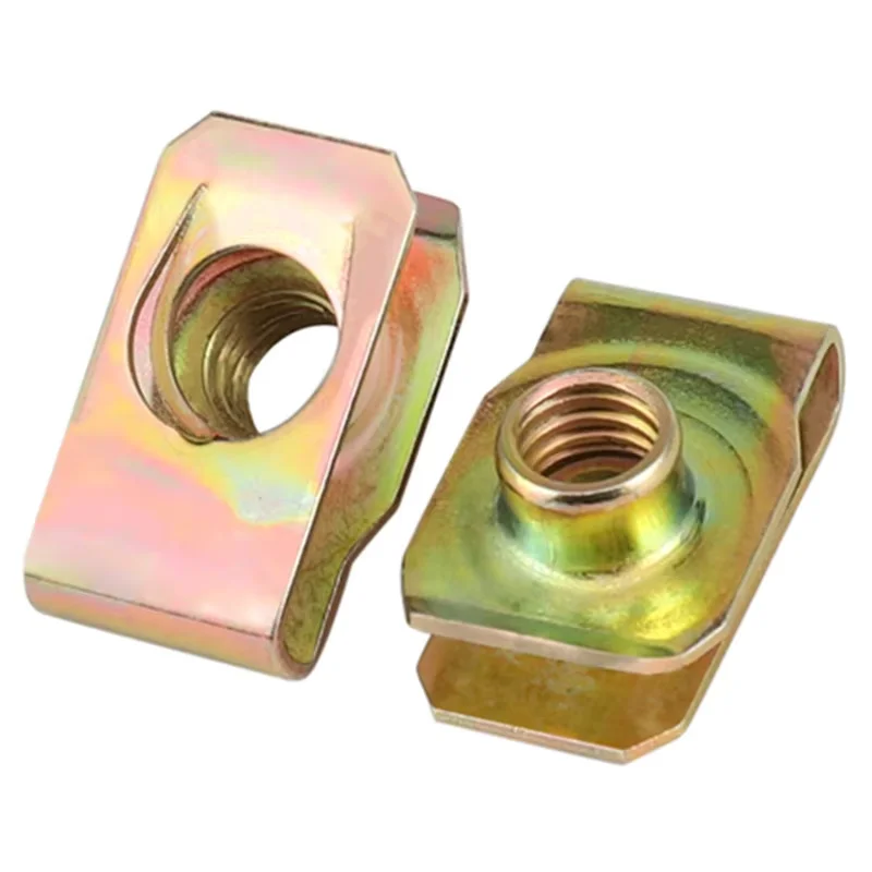 M4 M5 M6 M8 M10 Leaf Plate Spring Speed Clamping Nuts Lock Nut U Spring Clip Nut