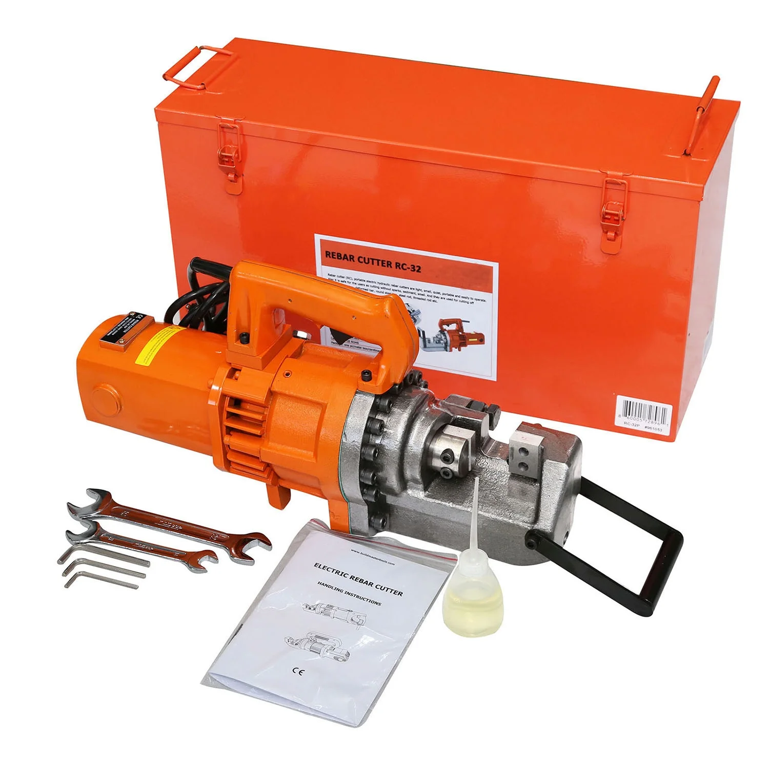 32mm CE Approved Portable Hydraulic Electric Steel Rod Steel Bar Cutting Machine RC-32