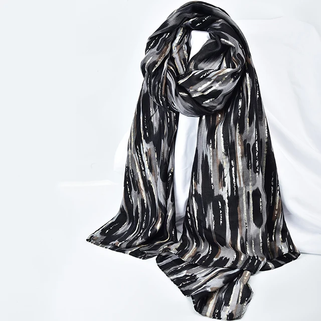 Latest Design Stylish Female Viscose Ladies shawl with Multi-color Fashion Scarf for Women