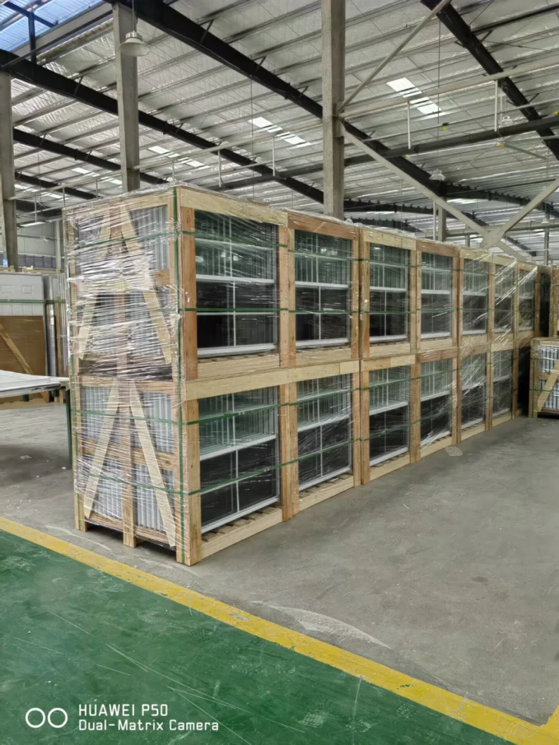 Factory wholesale Residential Vertical Sliding Black Aluminum Single And Double Hung Windows